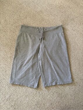 Champion Gray Women’s Bike Shorts with Drawstring Waist
